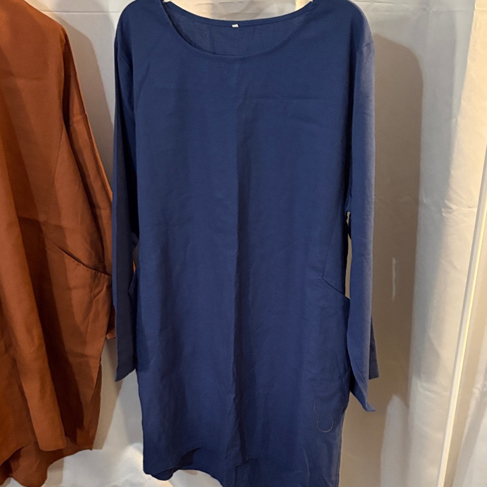 Elegant Blue Women's Dress